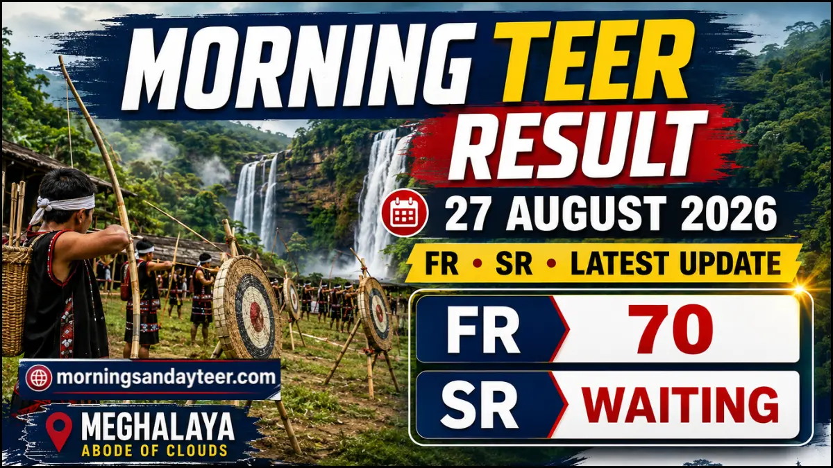 Morning Teer Result Today – 27 August 2026 | FR, SR, Common Number & Live Update